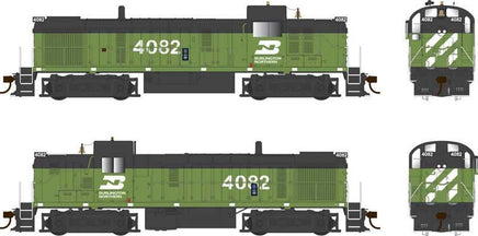 HO Bowser ALCo RS-3 Burlington Northern Cab #4082 - 25186
