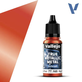 Vallejo True Metallic (Airbrush) Forged Red 18ml 77.165