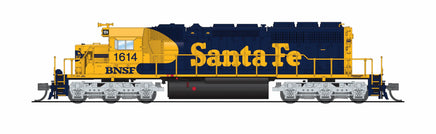 N Broadway Ltd EMD SD40-2 BNSF 1614 ATSF Blue/Yellow w/Patch Paragon4 Sound/DC/DCC 9460