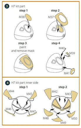 1/48 Clear Prop B-26B Double-Sided Painting Mask (ICM) 48048