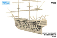 1/700 Neverland Hobby HMS Victory Sailing Ship w/Interior (DX Version) Plastic Model Kit 77001E