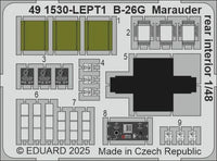 1/48 Eduard B-26G Marauder rear interior Photo etched set for ICM kit 491530