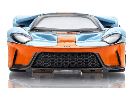 AFX Mega G+ Ford GT Heritage #6 Gulf HO Slot Car 22052