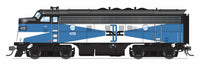 HO Broadway Ltd EMD F3A B&M 4228A Blue McGinnis Paragon4 Sound/DC/DCC 9656