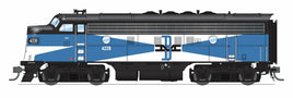 HO Broadway Ltd EMD F3A B&M 4228A Blue McGinnis Paragon4 Sound/DC/DCC 9656