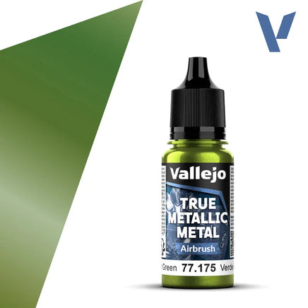 Vallejo True Metallic (Airbrush) Amber Green 18ml 77.175