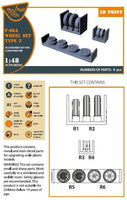 1/48 Clear Prop F-86A Wheel Set Type 2 (CP) 48069