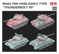 1/35 Ryefield Models M4A3 76W HVSS Early Type "Thunderbolt VII" 5092