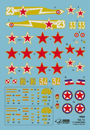 1/72 Arma Hobby Yak-1b Allied Fighter Limited Edition 70029