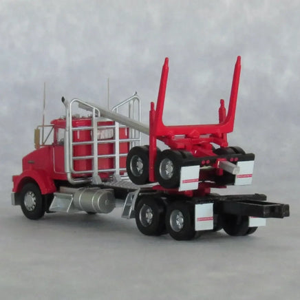 N Trainworx Red Kenworth T800 Log Truck 48083