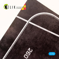 1/72 Kelik HMS Victorious front Lift 1960s Base - Acrylic 3 mm (280 x 180 mm) (170 g) KS72015