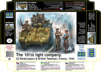 1/35 Master Box The 101st Light Company US Paratroopers & British Tankman, France, 1944 35164