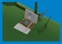 1/48 Eduard A6M5 Type 52 gun bays PRINT Brassin for EDUARD kit 6481095