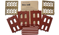 HO DPM Two-Story Arched 4-Window 30108
