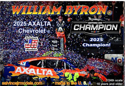 1/24 Salvino William Byron 2025 Daytona 500 - 47310 - MPM Hobbies