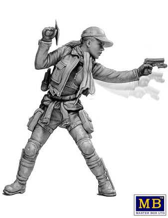 1/35 Master Box Zombieland Series: Kit No. 3 Road to Freedom. Zombie Hunters 35243