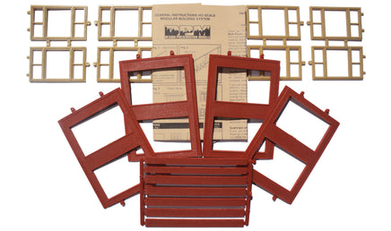 HO DPM Two-Story 20th Century Window 30164