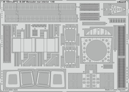 1/48 Eduard B-26F Marauder rear interior 491553