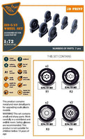 1/72 Clear Prop ZIS-5 Wheel Set A72182