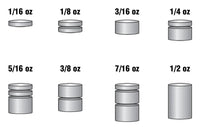 PineCar Tungsten Incremental Weights Cylinder 3 oz. 3915