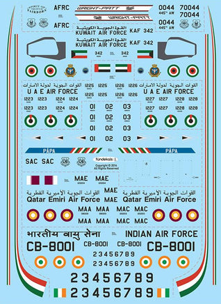 1/144 Fundekals C-17s 44001