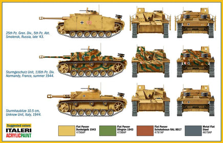1/72 Italeri Sturmgeschütz III - Fast Assembly 7522