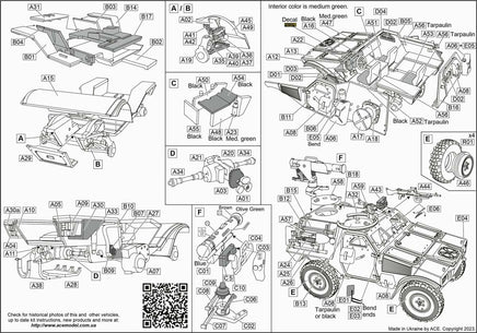 1/72 ACE Model VBL Milan At Missile Carrier 72421