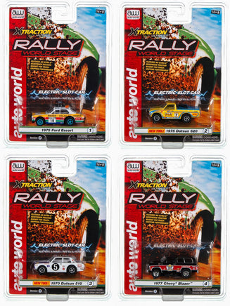 HO Auto World Xtraction Rally Slot Cars (All 8) SC393