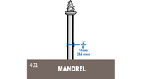 Dremel Mandrel for Polishing Bit 401