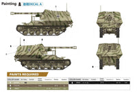 1/35 Zimi Model 7.5cm Pak.40/1 MARDER I & Flatcar Plastic Model Kit 35075