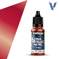 Vallejo True Metallic (Base) Ruby Red 18ml (6pc/Box) 77.126
