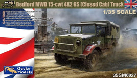 1/35 Gecko Models Bedford MWD 15-cwt 4x2 GS Truck w/Canvas Cover (Closed Cab) 35GM0027
