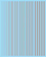 Multi Scale Fundekals SILVER STRIPES