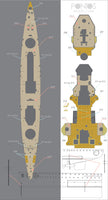 1/350 Pontos Model DKM Graf Spee Wooden Deck Set Type T 35019WD1