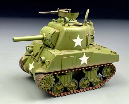 1:Egg Tiger Model U.S. Army WW2 M4A3 75mm Medium Tank Cute Tank Kit Series / Q Version 511