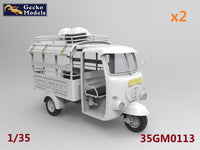 1/35 Gecko Models 60s & 70s Saigon Shuttle Motor-Tricycle Depot & Driver Plastic Model Kit 35GM0113