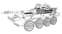 1/72 ACE Model B1 Centauro AFV (Early Series) 72437