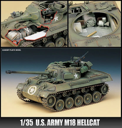 1/35 Academy US Army M-18 Hellcat 13255
