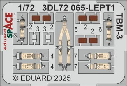 1/72 Eduard TBM-3 Space Set 3DL72065