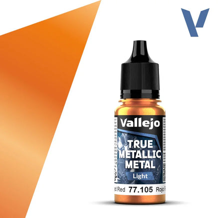Vallejo True Metallic (Light) Forged Red 18ml 77.105