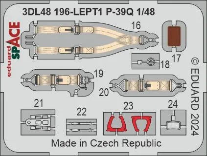 1/48 Eduard P-39Q Space for ARMA HOBBY3DL48196