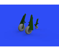 1/48 Eduard P-51D Wheels w/Oval Tread for EDU (Resin) 648503