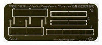 Model kit with pre-cut pieces on a black background