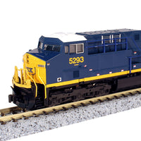 N Kato GE ES44DC CSX #5293 Boxcar Logo 1768948 - MPM Hobbies