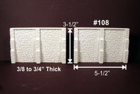 HO Monroe Retaining Wall Random Stone (2-Pack) #108