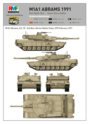1/35 Ryefield Models M1A1 Abrams "Desert Storm Edition 1991" 5006