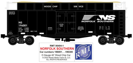 O RMT Woodchip Car Norfolk Southern 86447