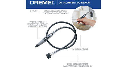 Dremel Flex Shaft Attachment 225-02