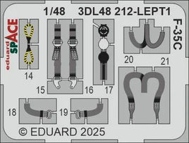 1/48 Eduard F-35C SPACE for TAMIYA kit 3DL48212