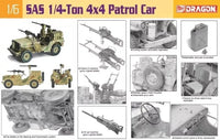 1/6 Dragon Model SAS 1/4 Ton 4x4 Patrol Car 75037